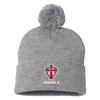 Heather Grey Angels Hockey | Knit Pom Beanie