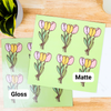 Mate or Glossy Sticker Sheets