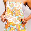 Custom sublimated apron with a convenient pocket located at the bottom for easy storage