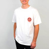 White Comfort Colors Pocket Tee with trendy graphic