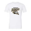 Horace Hawks Logo Tee White