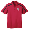 Red River Rage Robotics Team | Silk Touch Stripe Polo Red/Black