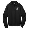 FMA Apparel | Core Fleece 1/4-Zip Pullover Sweatshirt Jet Black