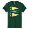 NDSU Flag Tee Forest Green