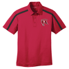 Reavers | Silk Touch Performance Colorblock Stripe Polo Red/Black