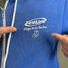 FirstLink | Logo Full-Zip Hoodie Closeup