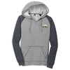 Mountaineers | Women’s Lightweight Fleece Raglan Hoodie Heathered Grey/Heathered Charcoal