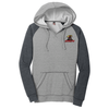 Redcaps | Women’s Lightweight Fleece Raglan Hoodie Heathered Grey