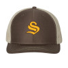 Fargo South Bruins Trucker Cap Khaki Embroidered