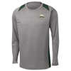 Mountaineers | Long Sleeve Heather Colorblock Contender Tee Vintage Heather/Forest Green
