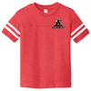 Redcaps | Toddler Football Fine Jersey Tee Vintage Red/Blended White
