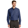 Tall Dark Blue Port Authority® Crosshatch Easy Care Shirt