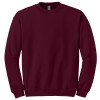 Plain Custom Maroon Basic Crewneck Sweatshirt