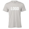 Front placement Custom Athletic Grey T-Shirt