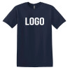 Front placement Custom Basic Navy T-Shirt