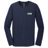 Custom Basic Navy Long Sleeve Left Chest