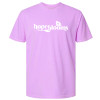 Hope Blooms | Pigment Dye Logo Tee in Neon Violet