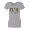 Farm Girl | Ladies Tee Grey