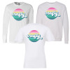 Crafty Camper's Trading Post | "Crafty" Design showing all three shirt options on BELLA+CANVAS shirts