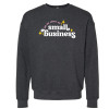 Crafty Camper's Trading Post | "Ask me about my small business" Design on a crewneck sweatshirt