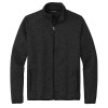 Port Authority Sweater Fleece Jacket black heather