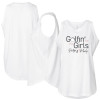 Golfin' for the Girls | Ladies High Neck Tank in white