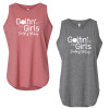 Mauve or Grey Golfin' for the Girls | Ladies High Neck Tank