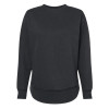 LAT - Women's Weekend Fleece Crewneck Sweatshirt Black