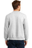 Model wearing back facing Jerzees® Super Sweats® NuBlend® - Crewneck Sweatshirt in grey 