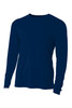 A4 Youth Cooling Performance Long Sleeve Tee front