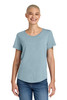 Allmade® Women's Relaxed Tri-Blend Scoop Neck Tee model front
