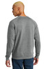 Back of the District® Perfect Tri® Fleece Crewneck Sweatshirt on a model 