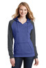 District® Women's Lightweight Fleece Raglan Hoodie model front