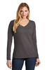 District ® Women's Very Important Tee ® Long Sleeve V-Neck model front