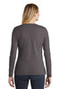 District ® Women's Very Important Tee ® Long Sleeve V-Neck model back
