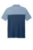 Port Authority® Fine Pique Blend Blocked Polo back