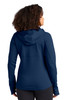 Sport-Tek® Women's Tech Fleece Full-Zip Hooded Jacket model back