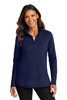 Port Authority® Women's C-FREE® Double Knit 1/4-Zip model front