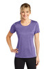 Sport-Tek® Women's Heather Contender™ Scoop Neck Tee model front
