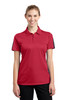 Sport-Tek® Women's PosiCharge® Active Textured Colorblock Polo model front