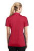 Sport-Tek® Women's PosiCharge® Active Textured Colorblock Polo model back