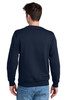 Back of the Port & Company® Core Fleece Crewneck Pocket Sweatshirt