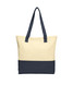 Port Authority® Colorblock Cotton Tote front