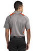 Sport-Tek® Heather Colorblock Contender™ Polo model back
