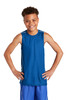 Sport-Tek® Youth PosiCharge® Mesh Reversible Sleeveless Tee model front