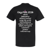 Chigofest Black Tee Back