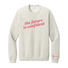 BIO Girls Future is Confident Crewneck Heather Dust