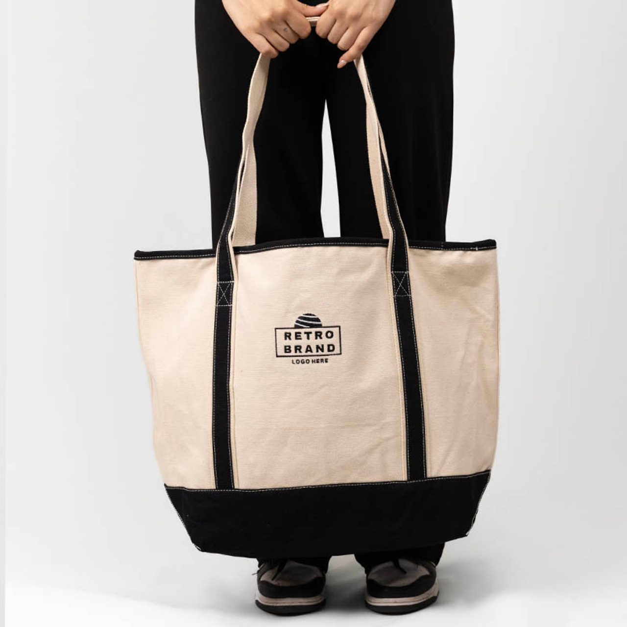 Personalized Jumbo Canvas Tote Bag