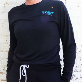 Lucent Yoga & Fitness | Unisex Namaste Sport-Tek Tee - Black