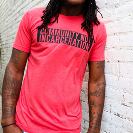 F5 Project Community Not Incarceration triblend tee with a flattering unisex fit.